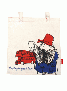 Пазарска чанта от рециклиран памук - Мечето Падингтън 